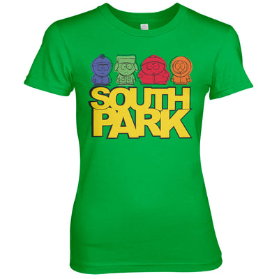 South Park - Sketched Women T-Shirt (Green)