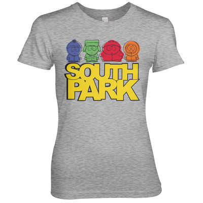 South Park - Sketched Women T-Shirt (Heather Grey)