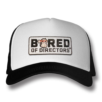 Bored of Directors - Logo Trucker Cap (White-Black)