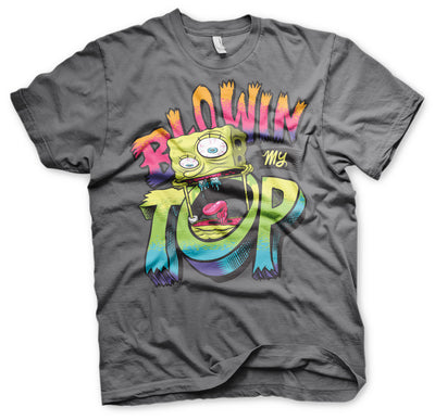 SpongeBob SquarePants - SpongeBob Blowin My Top Mens T-Shirt