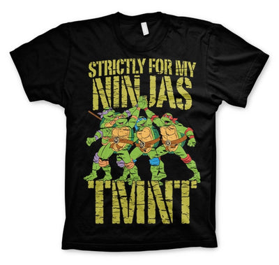 Teenage Mutant Ninja Turtles - TMNT - Strictly For My Ninjas Mens T-Shirt (Black)