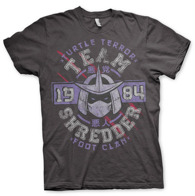 Teenage Mutant Ninja Turtles - Team Shredder Mens T-Shirt (Dark Grey)