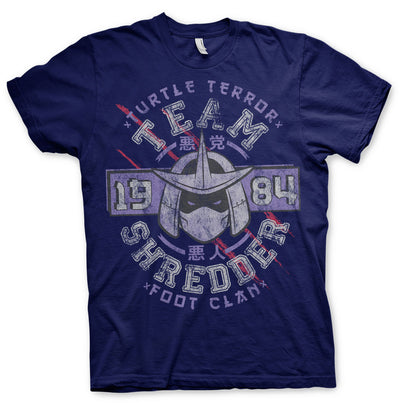 Teenage Mutant Ninja Turtles - Team Shredder Mens T-Shirt (Navy)