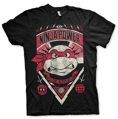 Teenage Mutant Ninja Turtles - TMNT Ninja Power Mens T-Shirt (Black)