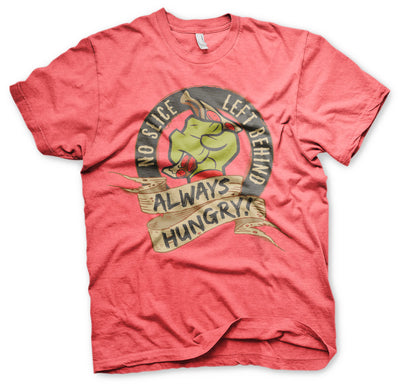 Teenage Mutant Ninja Turtles - TMNT - No Slice Left Behind Mens T-Shirt (Red-Heather)