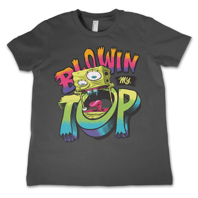 SpongeBob SquarePants - SpongeBob Blowin My Top Kids T-Shirt