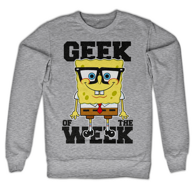 SpongeBob SquarePants - Geek Of The Week Sweatshirt (Heather Grey)