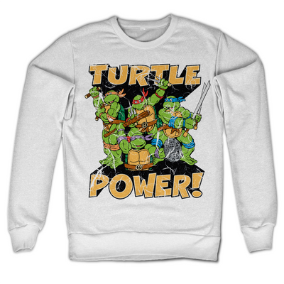 Teenage Mutant Ninja Turtles - TMNT - Turtle Power! Sweatshirt (White)