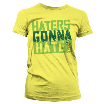 SpongeBob SquarePants - Haters Gonna Hate Women T-Shirt (Yellow)