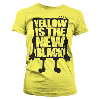 SpongeBob SquarePants - Yellow Is The New Black Women T-Shirt (Yellow)