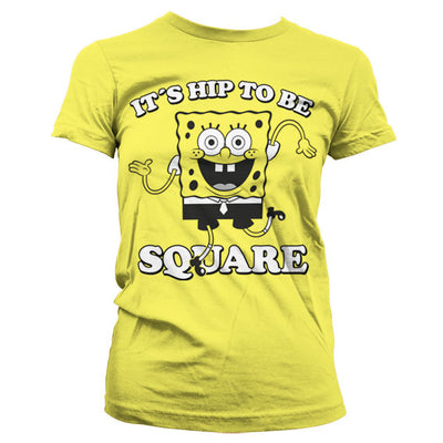 SpongeBob SquarePants - It´s Hip To Be Square Women T-Shirt (Yellow)