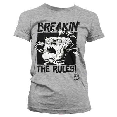 SpongeBob SquarePants - Breakin´ The Rules Women T-Shirt (Heather Grey)