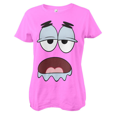 SpongeBob SquarePants - Patrick Big Face Women T-Shirt (Pink)