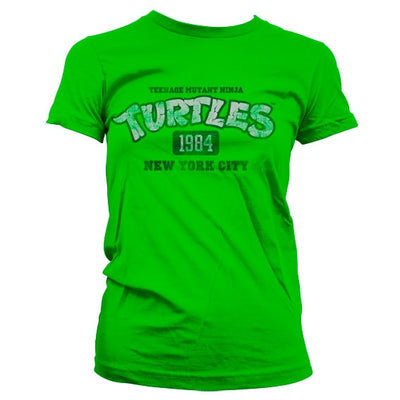 Teenage Mutant Ninja Turtles - TMNT - New York City 1984 Women T-Shirt (Green)