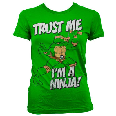 Teenage Mutant Ninja Turtles - TMNT - Trust Me, I´m A Ninja Women T-Shirt (Green)