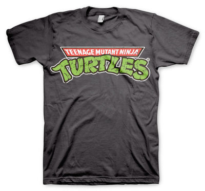Teenage Mutant Ninja Turtles - TMNT - Classic Logo Mens T-Shirt (Dark Grey)