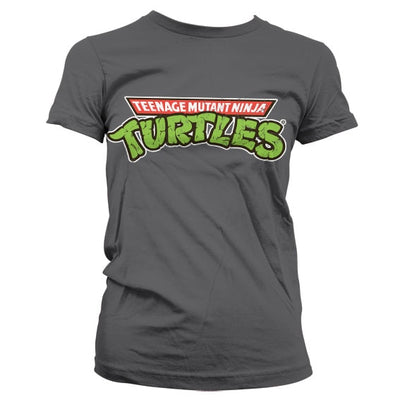 Teenage Mutant Ninja Turtles - TMNT - Classic Logo Women T-Shirt (Dark Grey)