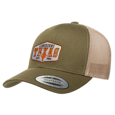 University of Texas - Texas Longhorns 1883 Premium Trucker Cap (Olive/Khaki)