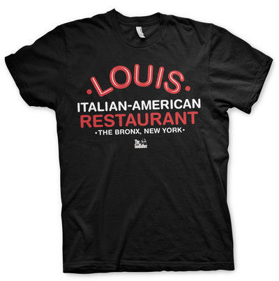 The Godfather - Louis Restaurant Mens T-Shirt (Black)