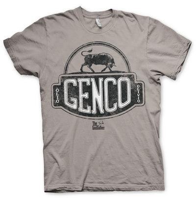 The Godfather - GENCO Olive Oil Mens T-Shirt (Light Grey)