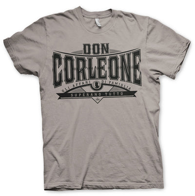 The Godfather - Don Corleone - Superano Tutto Mens T-Shirt (Light Grey)