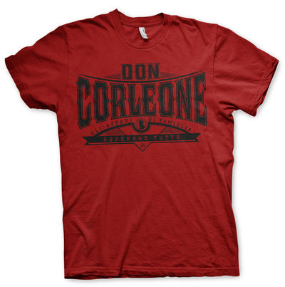 The Godfather - Don Corleone - Superano Tutto Mens T-Shirt (Tango-Red)
