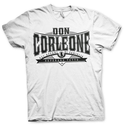 The Godfather - Don Corleone - Superano Tutto Mens T-Shirt (White)