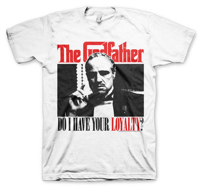 The Godfather - Do I have Your Loyalty? Big & Tall Mens T-Shirt (White)