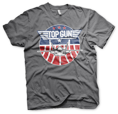 Top Gun - Tomcat Mens T-Shirt (Dark Grey)