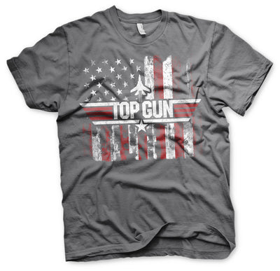 Top Gun - America Mens T-Shirt (Dark Grey)