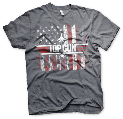 Top Gun - America Mens T-Shirt (Dark-Heather)