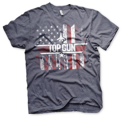 Top Gun - America Mens T-Shirt (Navy-Heather)