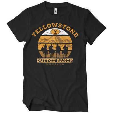 Yellowstone - Cowboys Big & Tall Mens T-Shirt (Black)