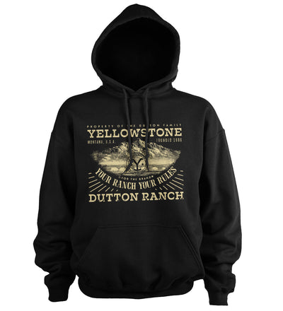 Yellowstone - Your Ranch Your Ranch Hoodie (Black)