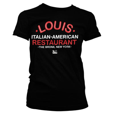 The Godfather - Louis Restaurant Women T-Shirt (Black)