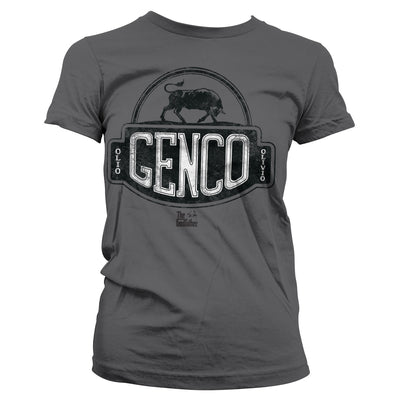 The Godfather - GENCO Olive Oil Women T-Shirt (Dark Grey)