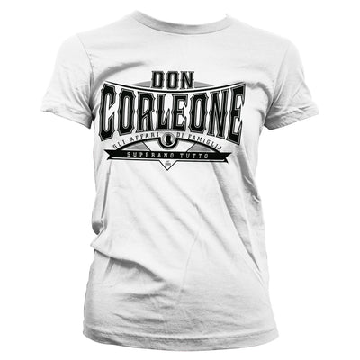 The Godfather - Don Corleone - Superano Tutto Women T-Shirt (White)