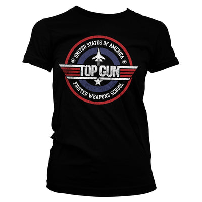 Top Gun - Fighter Weapons School Women T-Shirt (Black)