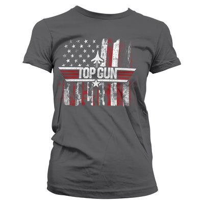 Top Gun - America Women T-Shirt (Dark Grey)