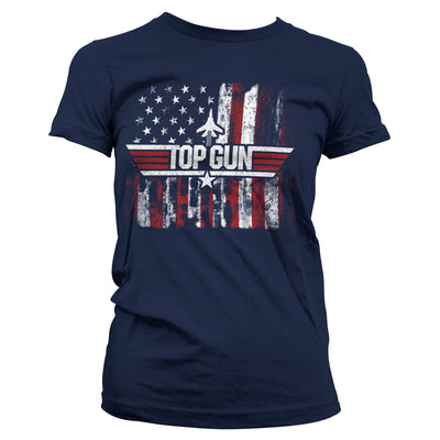 Top Gun - America Women T-Shirt (Navy)