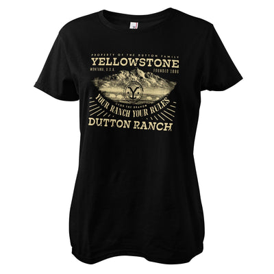 Yellowstone - Your Ranch Your Ranch Women T-Shirt (Black)