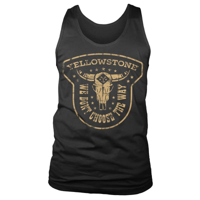 Yellowstone - We Don't Choose The Way Mens Tank Top Vest (Black)