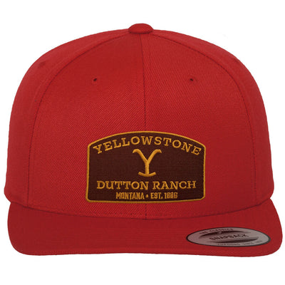 Yellowstone - Premium Snapback Cap (Red)