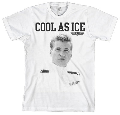 Top Gun - Cool As Ice Mens T-Shirt (White)