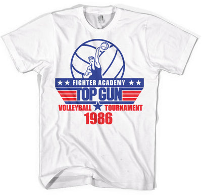 Top Gun - Volleyball Tournament Mens T-Shirt (White)