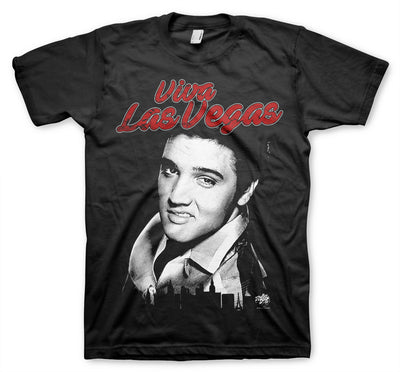 Elvis Presley - Elvis - Viva Las Vegas Mens T-Shirt (Black)
