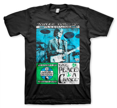 The Beatles - John Lennon - Toronto Peace Festival Big & Tall Mens T-Shirt (Black)