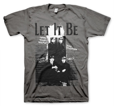The Beatles - Let It Be Mens T-Shirt (Dark Grey)