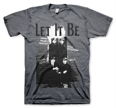 The Beatles - Let It Be Mens T-Shirt (Dark-Heather)