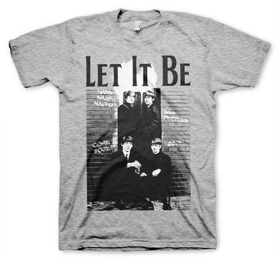 The Beatles - Let It Be Mens T-Shirt (Heather Grey)
